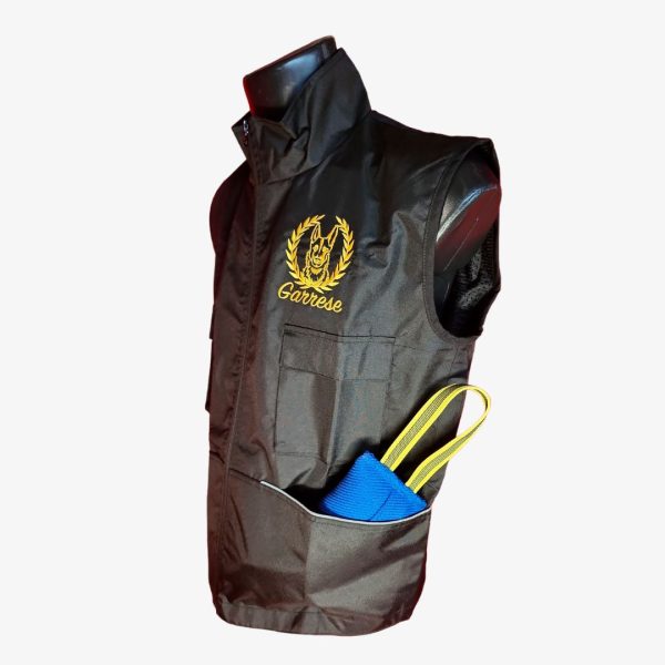 Gilet Broken Black-Gold