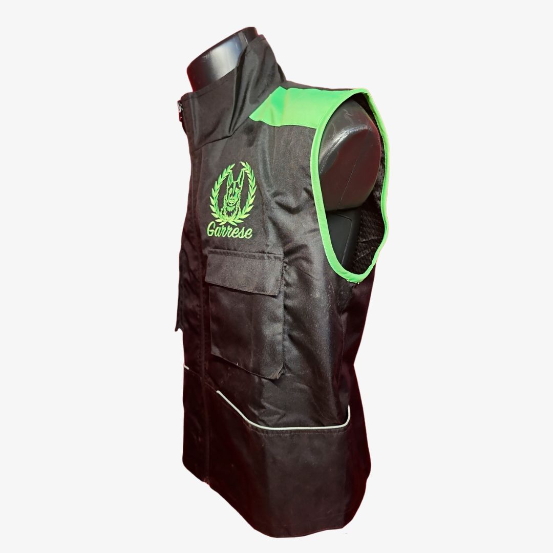 Gilet Broken Black-Flugreen