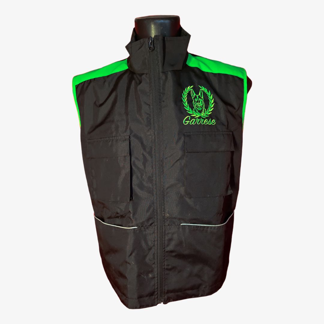 Gilet Broken Black-Flugreen