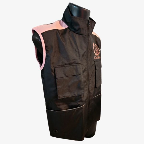Gilet Broken Black-Pink