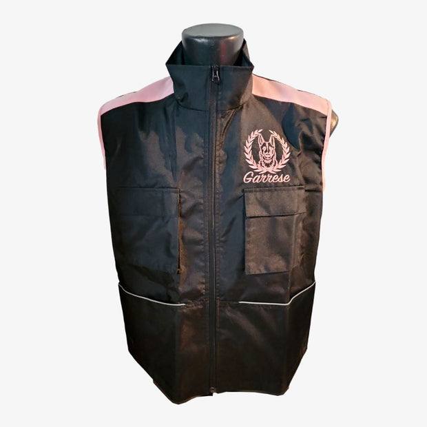 Gilet Broken Black-Pink