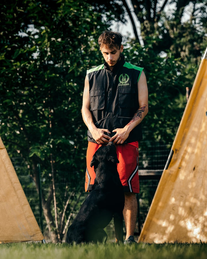 Gilet Broken Black-Flugreen
