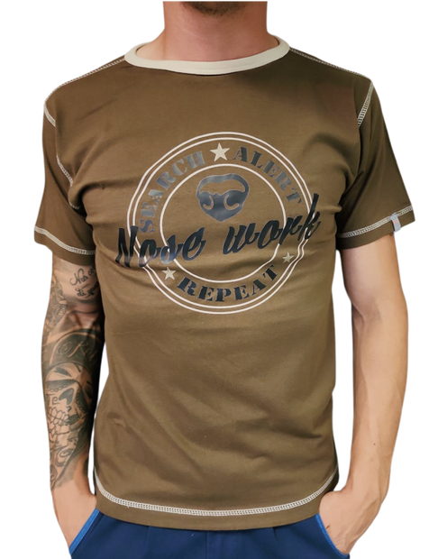 T-shirt uomo Nosework - Search, Alert, Repeat