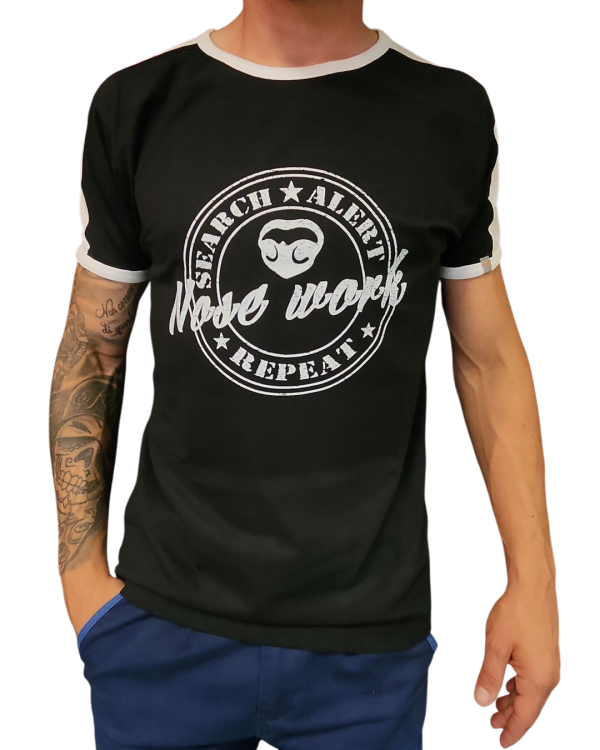 T-shirt uomo Nosework - Search, Alert, Repeat