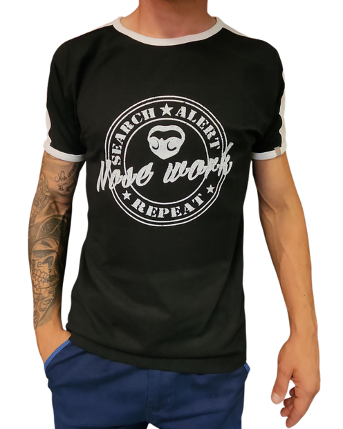 T-shirt uomo Nosework - Search, Alert, Repeat