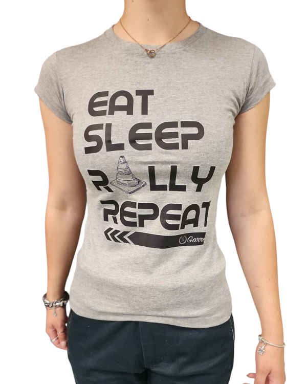 T-shirt donna Rally Obedience - Eat, Sleep. Rally, Repeat