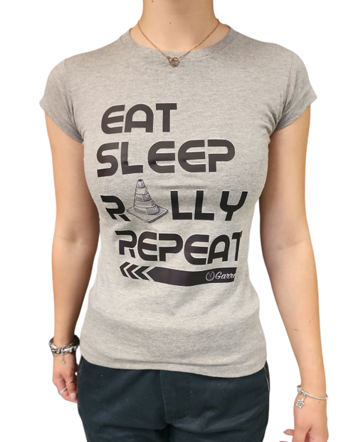 T-shirt donna Rally Obedience - Eat, Sleep. Rally, Repeat