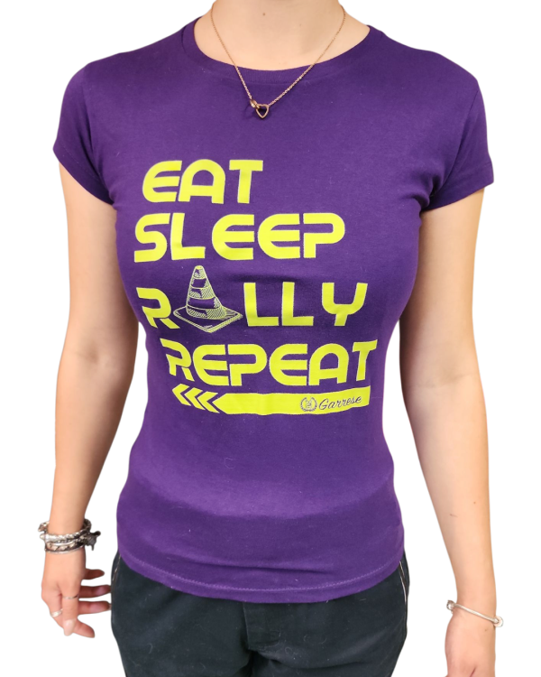 T-shirt donna Rally Obedience - Eat, Sleep. Rally, Repeat