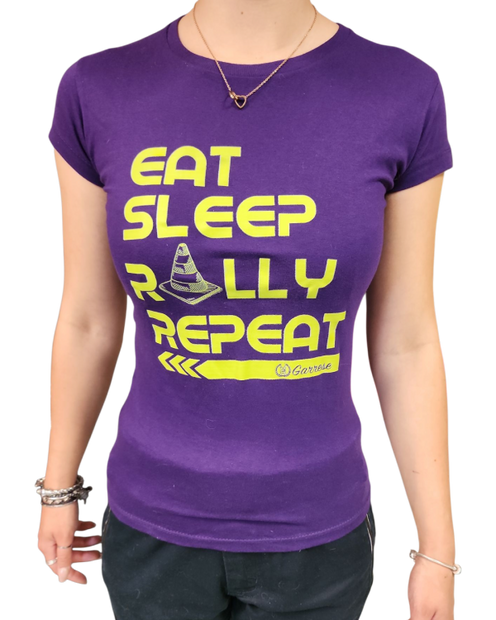 T-shirt donna Rally Obedience - Eat, Sleep. Rally, Repeat