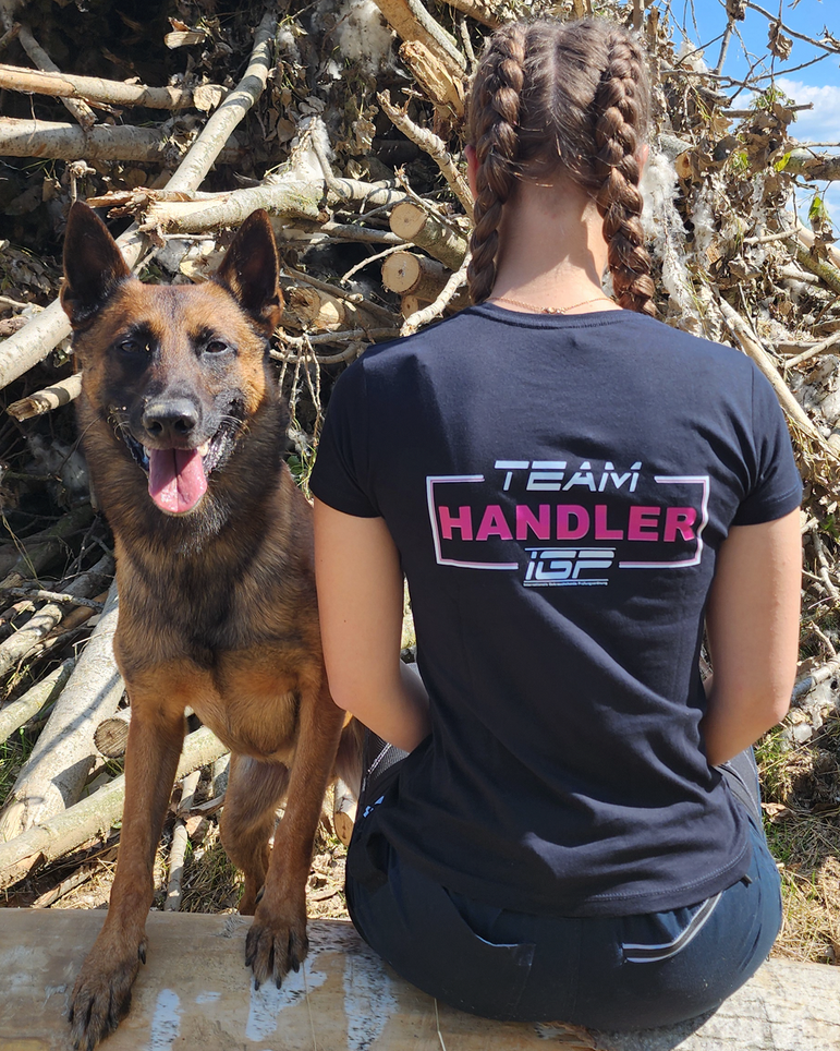 T-shirt donna Team Handler