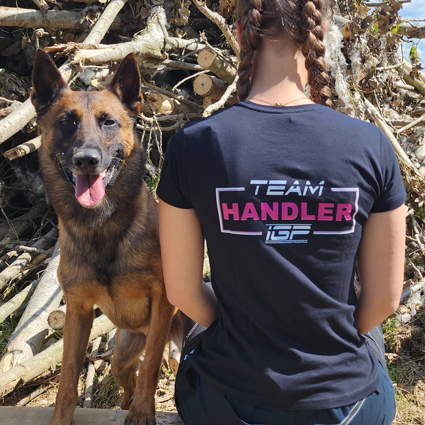 T-shirt donna Team Handler