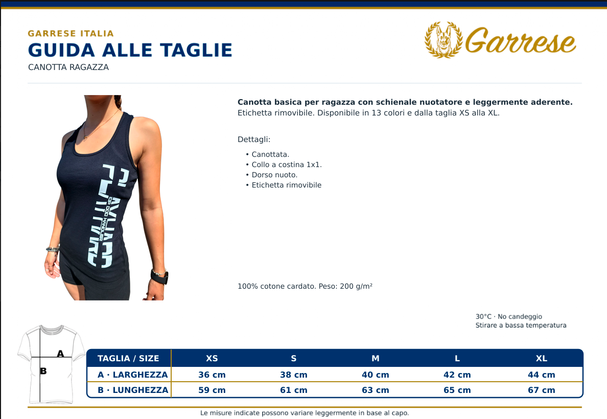 Canotta Ragazza