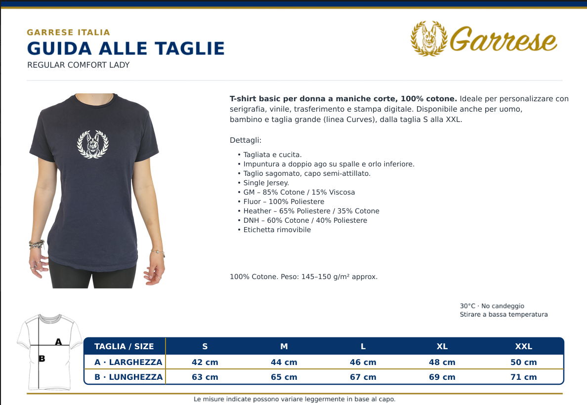 T-shirt Regular Donna