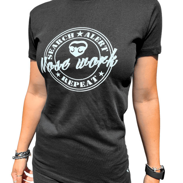 T-shirt donna Nosework - Search, Alert, Repeat
